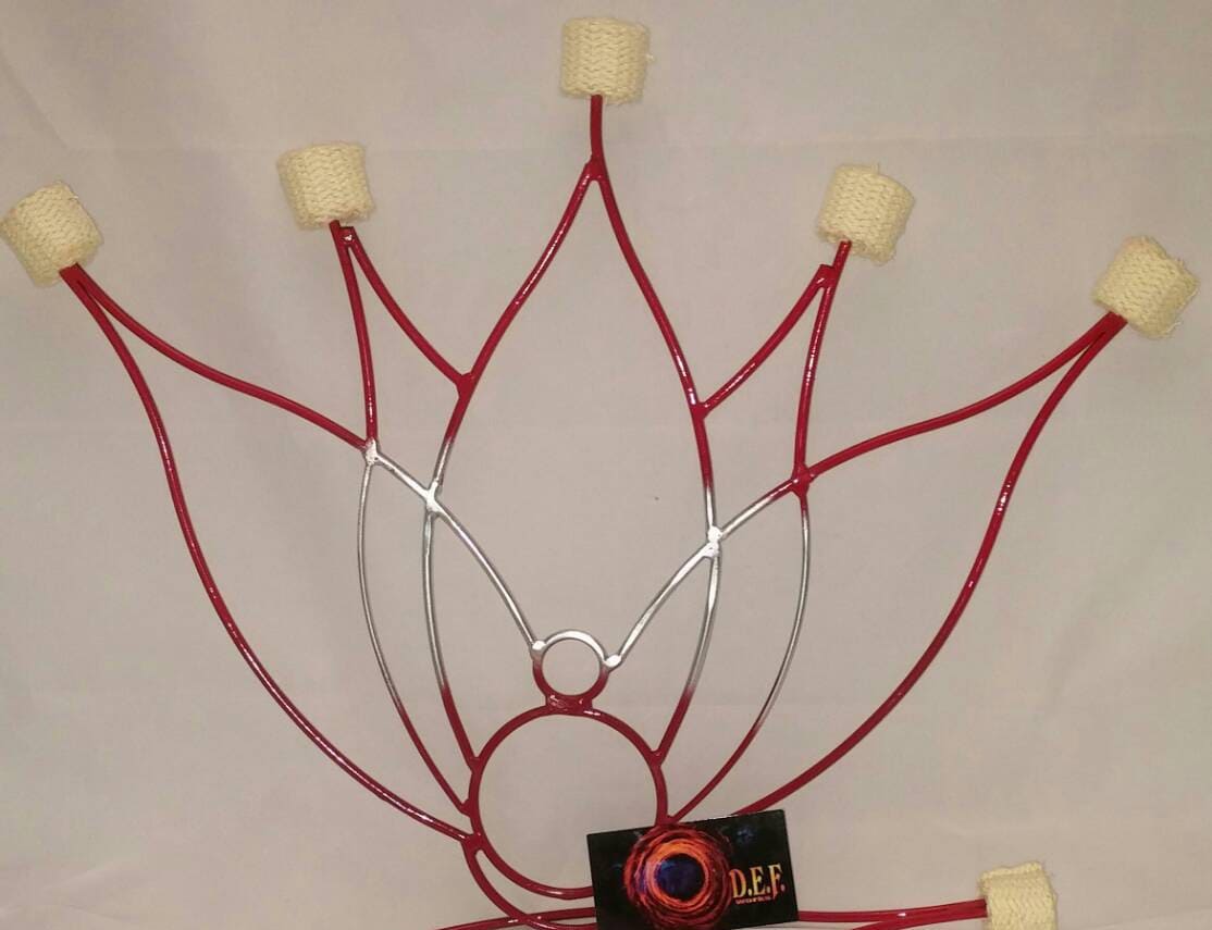 Pair of 5 wick Lotus Fans