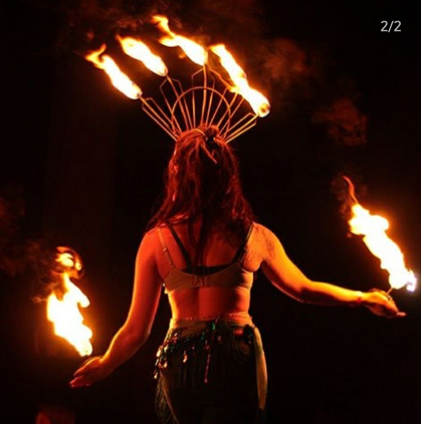 Queen 5 wick headdress