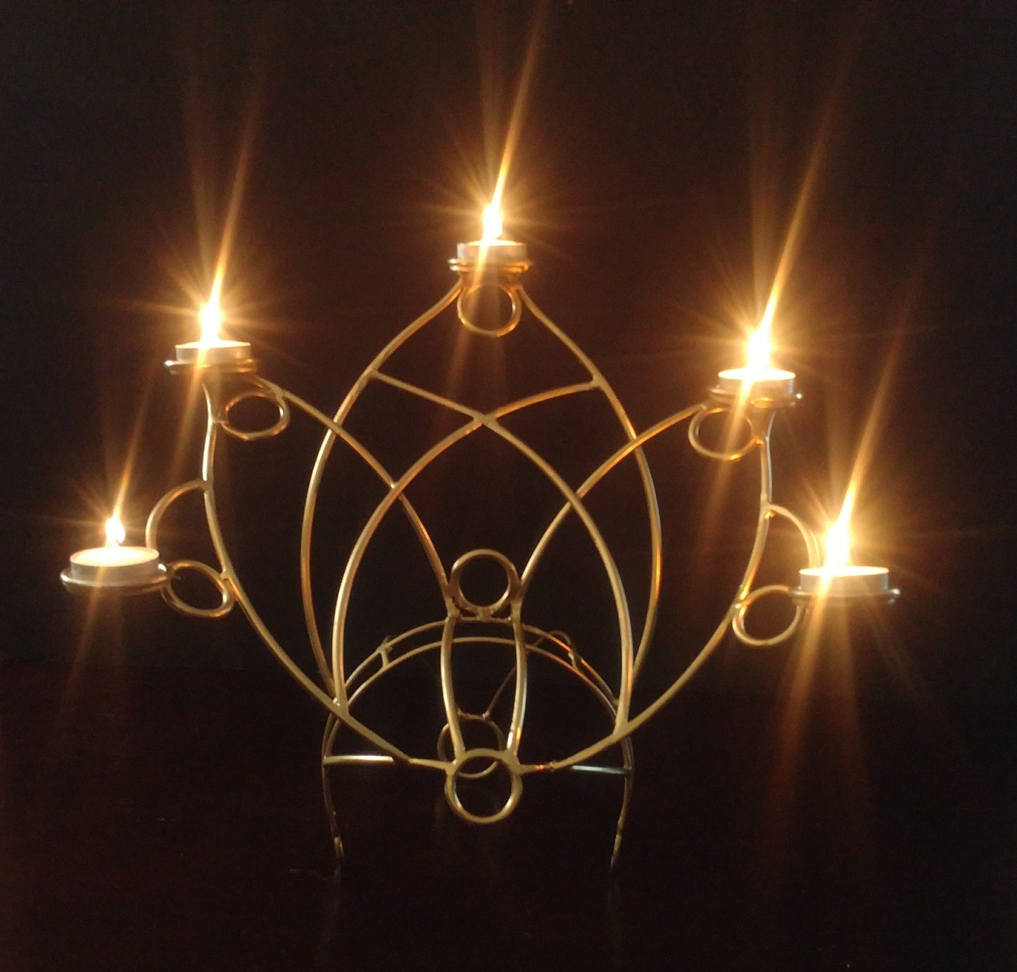 Tea light head dress
