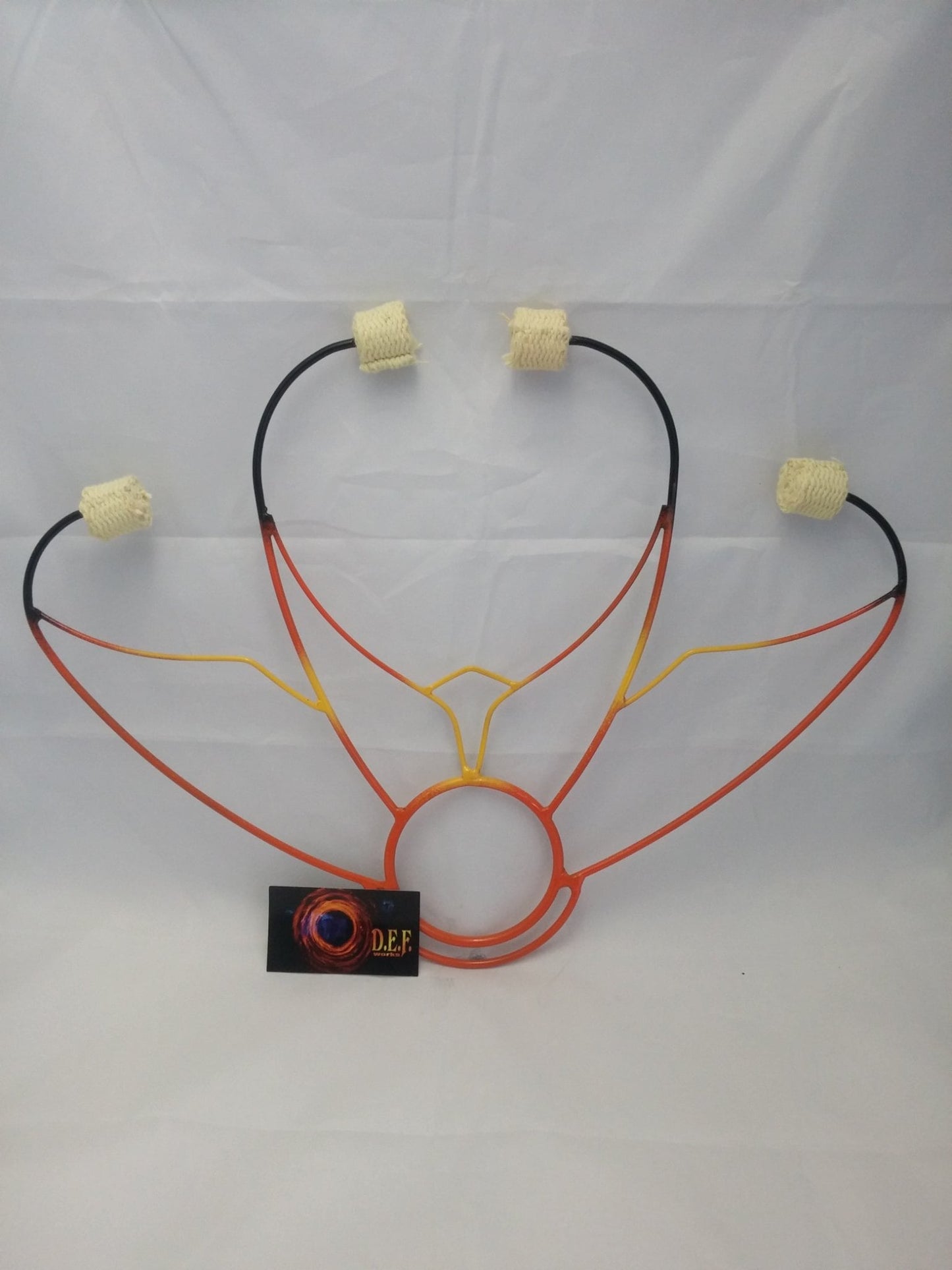 Pair of 4 wick Lotus Fire fans