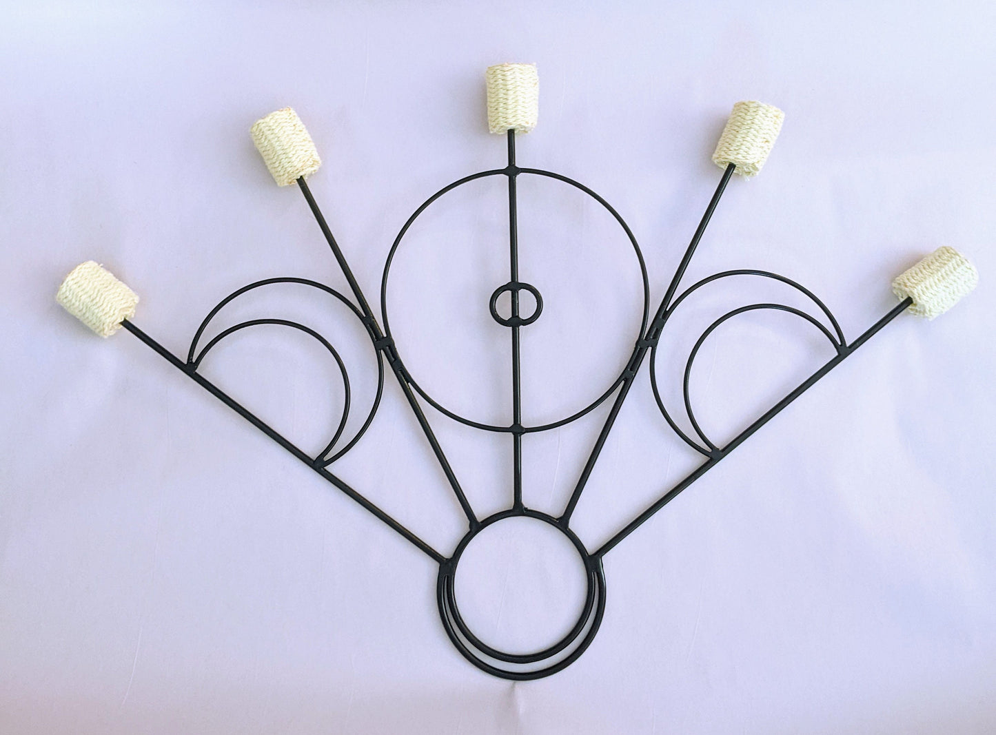 Pair of 5 wick Triple Goddess fans