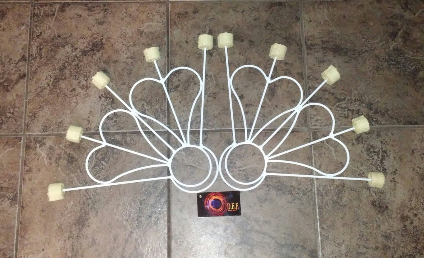 Pair of Heartburn 5 wick fire fans
