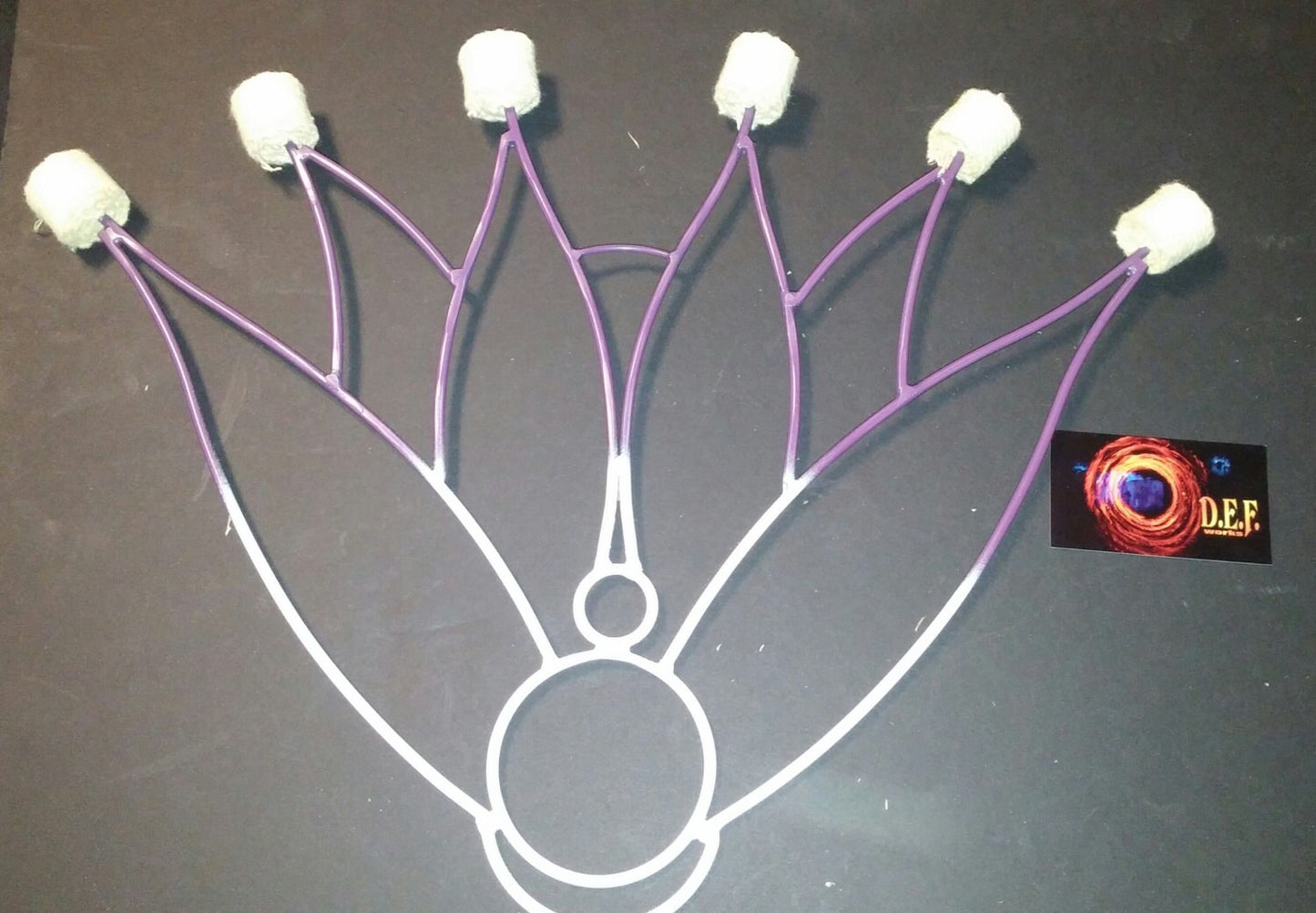 Pair of 6 Wick Lotus fans
