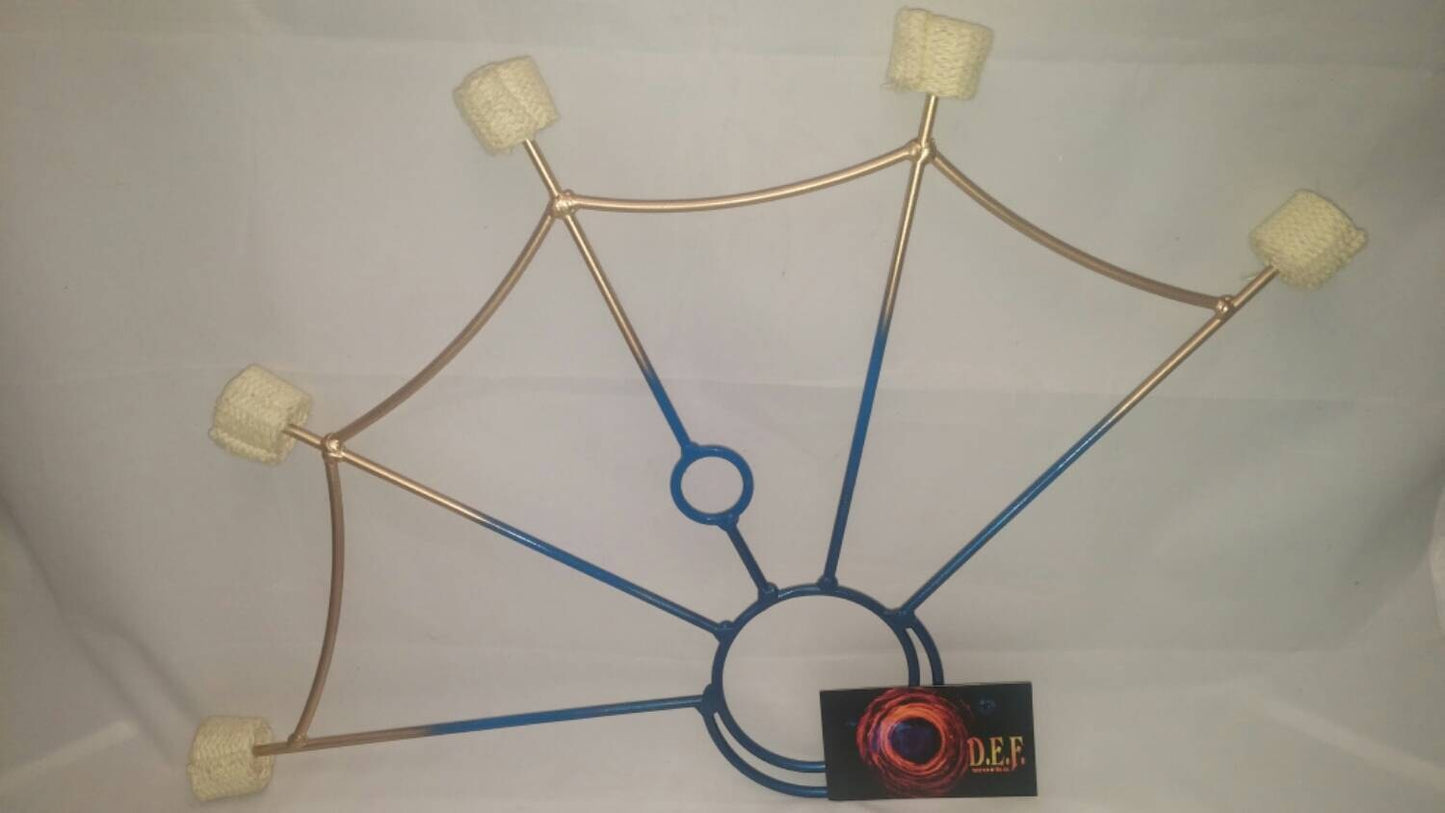 Pair of Web Russian style grip 5 wick Fire fans
