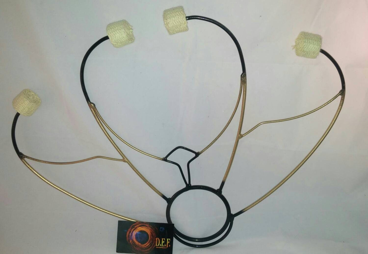 Pair of 4 wick Lotus Fire fans