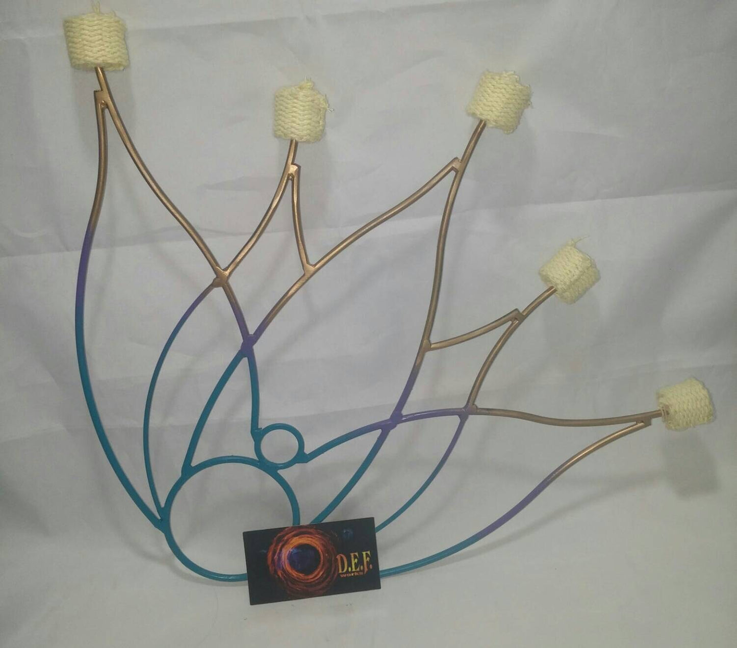 Pair of 5 wick Lotus Fans